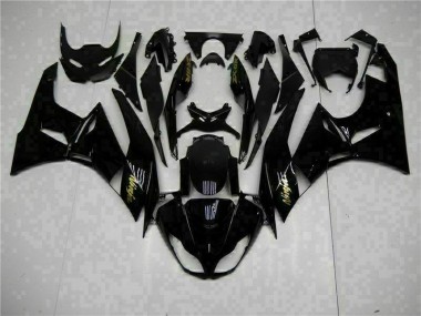 Negro Oro Ninja Carenado Moto ZX6R 09-12