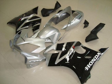 Negro Plata ABS Kits Carenado Moto CBR 600 F4i 04-07