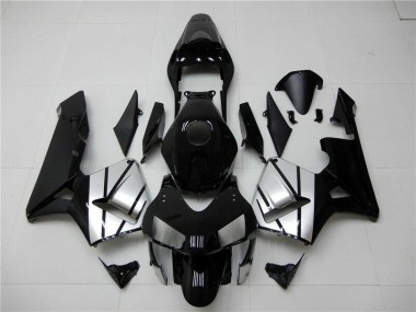 Negro Plata Carenado Moto CBR 600 RR 03-04