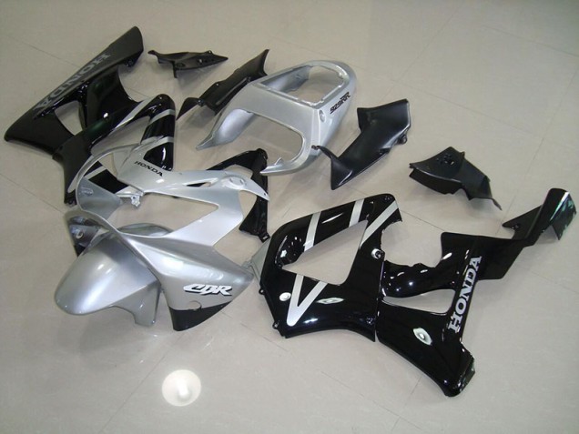 Negro Plata Carenado Moto CBR 900 RR 929 00-01 Negro Plata Carenado Moto CBR 900 RR 929 00-01