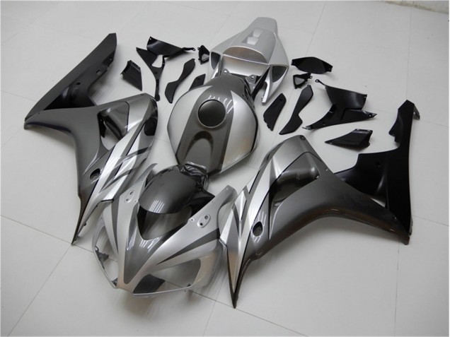 Negro Plata Gris Carenado Moto CBR 1000 RR 06-07 Negro Plata Gris Carenado Moto CBR 1000 RR 06-07