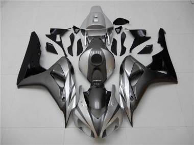 Negro Plata Gris Carenado Moto CBR 1000 RR 06-07