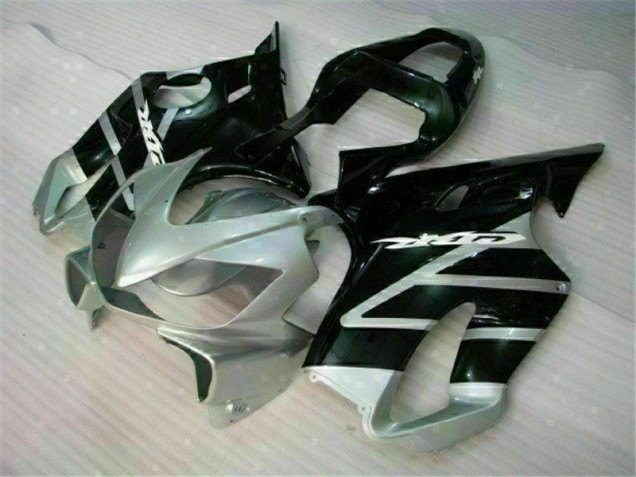 Negro Plata Kit Completo Carenado Moto CBR 600 F4i 01-03 Negro Plata Kit Completo Carenado Moto CBR 600 F4i 01-03