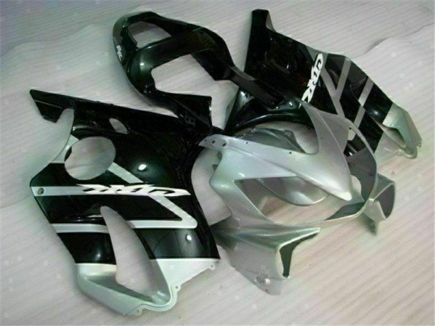 Negro Plata Kit Completo Carenado Moto CBR 600 F4i 01-03 Negro Plata Kit Completo Carenado Moto CBR 600 F4i 01-03