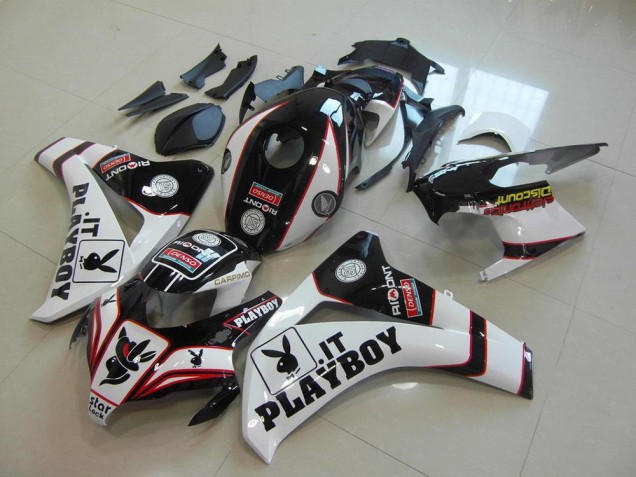 Negro Playboy Carenado Moto CBR 1000 RR 08-11 Negro Playboy Carenado Moto CBR 1000 RR 08-11