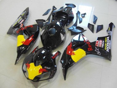 Negro Red Bull Kits ABS Carenado Motocicleta CBR 1000 RR 06-07