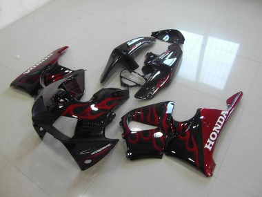 Negro Rojo ABS Moto Plásticos CBR 900 RR 919 98-99