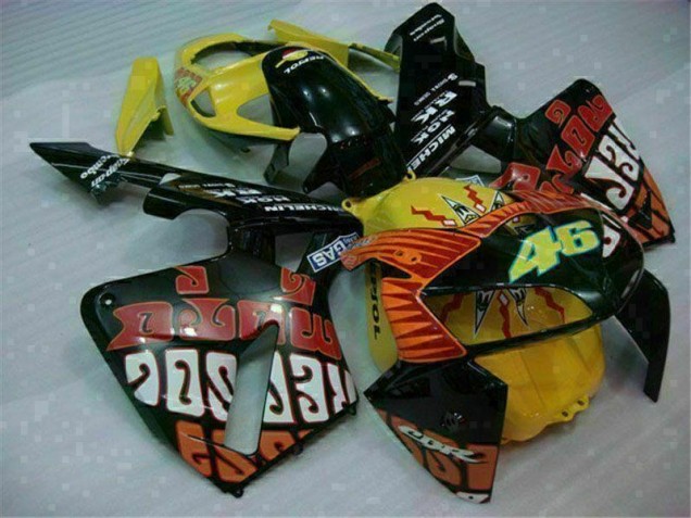 Negro Rojo Amarillo 46 Carenado Moto CBR 600 RR 05-06 Negro Rojo Amarillo 46 Carenado Moto CBR 600 RR 05-06