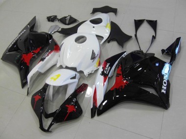 Negro Rojo Blanco Moto Plástico CBR 600 RR 09-12