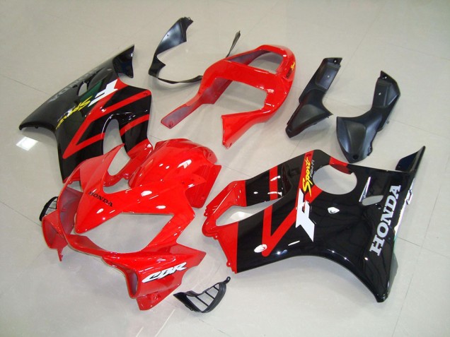 Negro Rojo Carenado Moto CBR 600 F4i 01-03 Negro Rojo Carenado Moto CBR 600 F4i 01-03