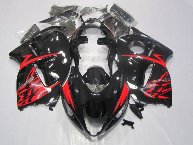 Negro Rojo Carenado Moto GSXR 1300 Hayabusa 96-07 Negro Rojo Carenado Moto GSXR 1300 Hayabusa 96-07