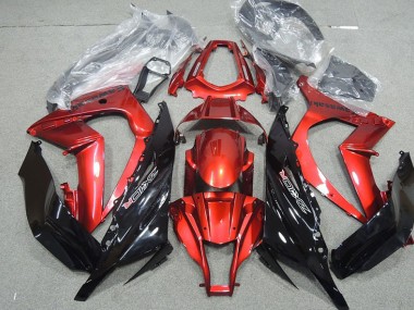 Negro Rojo Carenado Moto ZX10R 11-15