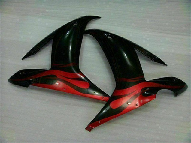 Negro Rojo Kit Carenado Moto R1 02-03 Negro Rojo Kit Carenado Moto R1 02-03