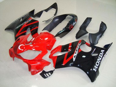 Negro Rojo Kits Carenado Moto CBR 600 F4i 04-07