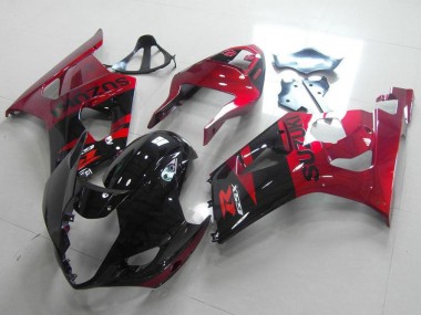 Negro Rojo Kits Carenado Moto GSXR 1000 K3 03-04