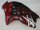 Negro Rojo Llama Carenado Moto GSXR 1300 Hayabusa 96-07 Negro Rojo Llama Carenado Moto GSXR 1300 Hayabusa 96-07