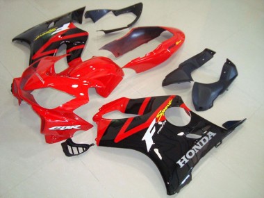 Negro Rojo Moto Plástica CBR 600 F4i 04-07