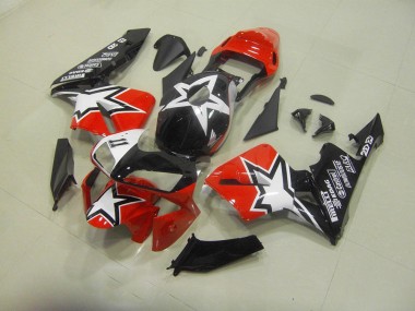 Negro Rojo Moto Plástico CBR 600 RR 03-04