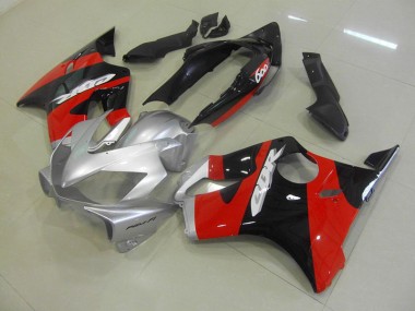 Negro Rojo Plata Kits Completo Carenado Moto CBR 600 F4i 04-07