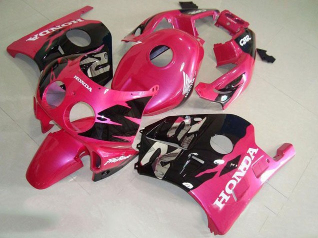 Negro Rosa Carenado Moto CBR 250 RR MC22 91-98 Negro Rosa Carenado Moto CBR 250 RR MC22 91-98