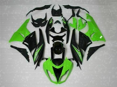 Negro Verde 636 Carenado Moto ZX6R 09-12