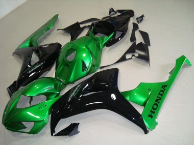 Negro Verde ABS Moto Plástica CBR 1000 RR 06-07