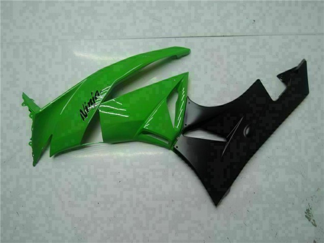 Negro Verde Kit Carenado Inyección ZX6R 09-12