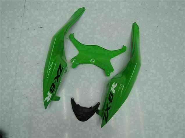 Negro Verde Kit Carenado Inyección ZX6R 09-12