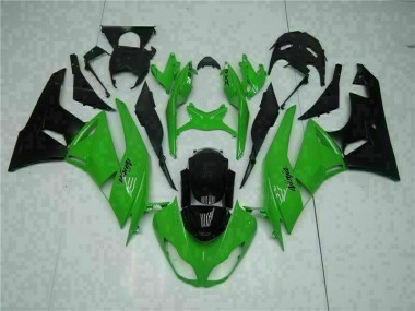 Negro Verde Kit Carenado Inyección ZX6R 09-12