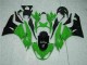 Negro Verde Kit Carenado Inyección ZX6R 09-12