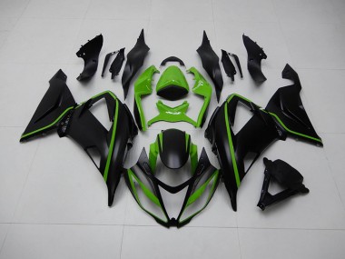 Negro Verde Kit Carenado Moto ZX6R 13-18