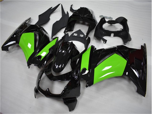 Negro Verde Kit Completo Carenado Moto EX250 08-12 Negro Verde Kit Completo Carenado Moto EX250 08-12
