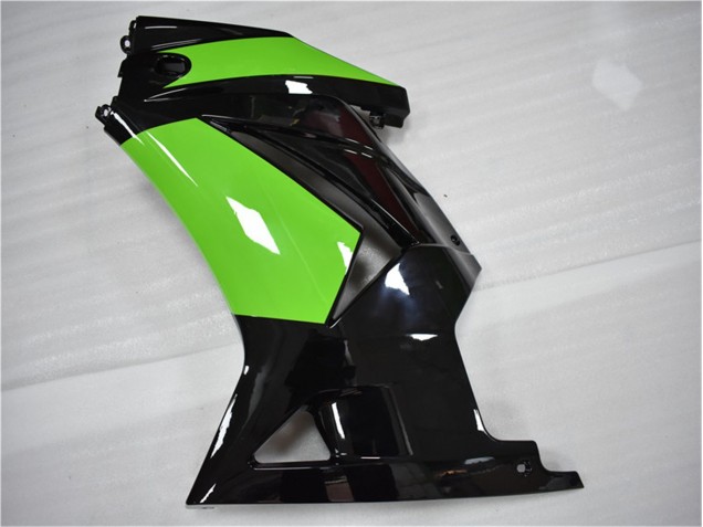 Negro Verde Kit Completo Carenado Moto EX250 08-12 Negro Verde Kit Completo Carenado Moto EX250 08-12