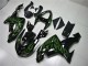 Negro Verde Llama Carenado Moto ZX10R 06-07