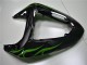 Negro Verde Llama Carenado Moto ZX10R 06-07