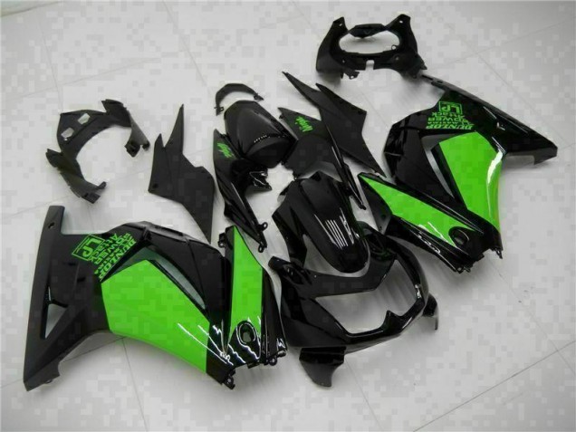 Negro Verde Ninja Carenado Moto EX250 08-12 Negro Verde Ninja Carenado Moto EX250 08-12