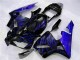 Negro con Azul Llama Carenado Moto CBR 600 RR 03-04