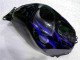 Negro con Azul Llama Carenado Moto CBR 600 RR 03-04