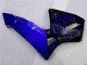 Negro con Azul Llama Carenado Moto CBR 600 RR 03-04