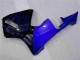 Negro con Azul Llama Carenado Moto CBR 600 RR 03-04