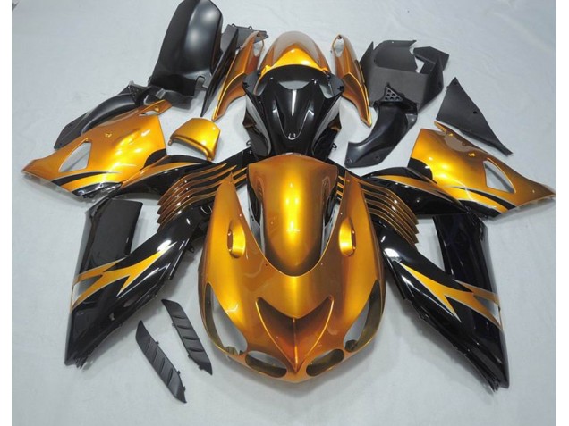 Oro Negro Carenado Moto ZX14R ZZR 1400 06-11 Oro Negro Carenado Moto ZX14R ZZR 1400 06-11