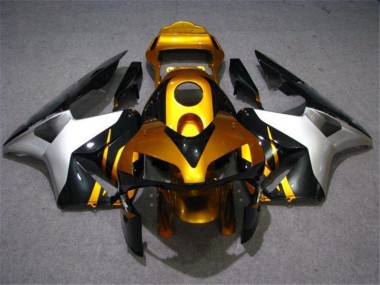Oro Plata Negro Carenado Moto CBR 600 RR 03-04