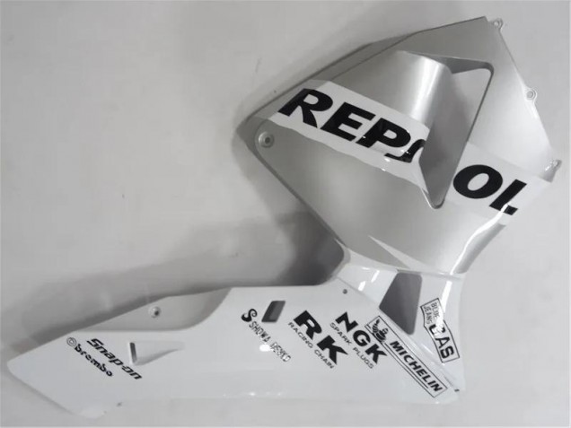 Plata Blanco Negro Repsol Carenado Moto CBR 600 RR 03-04 Plata Blanco Negro Repsol Carenado Moto CBR 600 RR 03-04