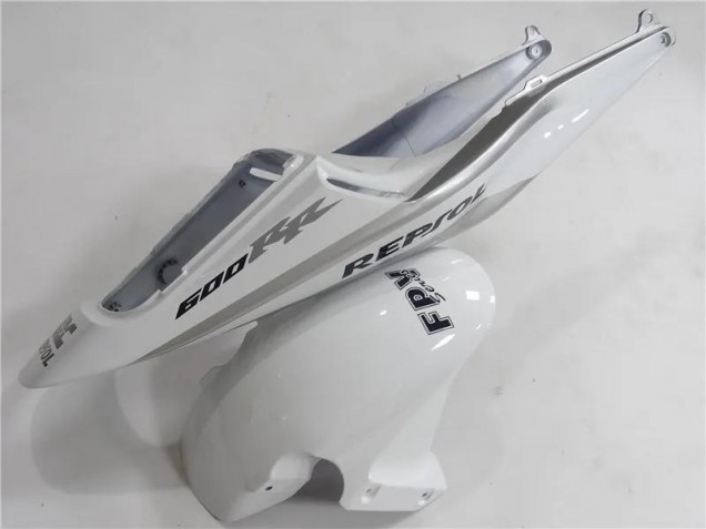 Plata Blanco Negro Repsol Carenado Moto CBR 600 RR 03-04 Plata Blanco Negro Repsol Carenado Moto CBR 600 RR 03-04