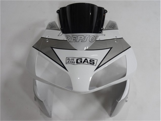 Plata Blanco Negro Repsol Carenados Moto CBR 600 RR 03-04 Plata Blanco Negro Repsol Carenados Moto CBR 600 RR 03-04
