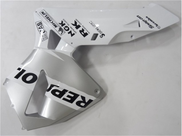 Plata Blanco Negro Repsol Carenados Moto CBR 600 RR 03-04 Plata Blanco Negro Repsol Carenados Moto CBR 600 RR 03-04