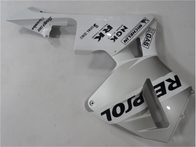 Plata Blanco Negro Repsol Carenados Moto CBR 600 RR 03-04 Plata Blanco Negro Repsol Carenados Moto CBR 600 RR 03-04