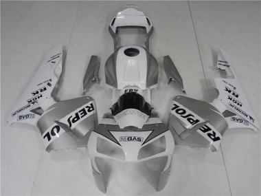 Plata Blanco Negro Repsol Carenados Moto CBR 600 RR 03-04