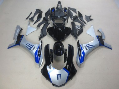 Plata Negro Azul Monster Carenado Moto R1 15-19