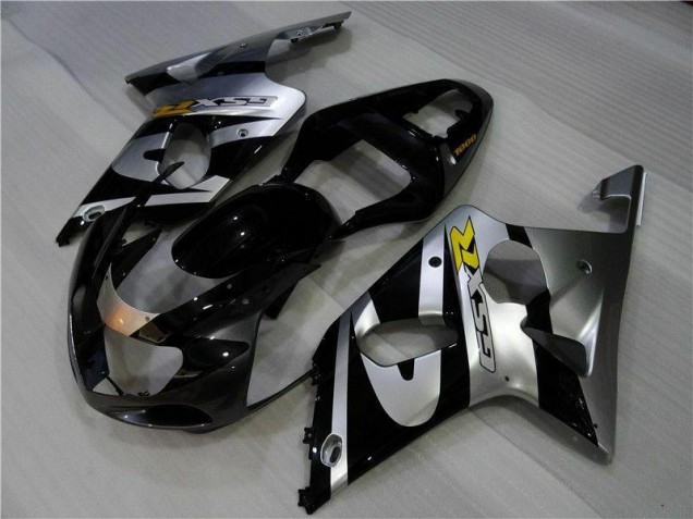 Plata Negro Carenado Moto GSXR 1000 K1 00-02 Plata Negro Carenado Moto GSXR 1000 K1 00-02
